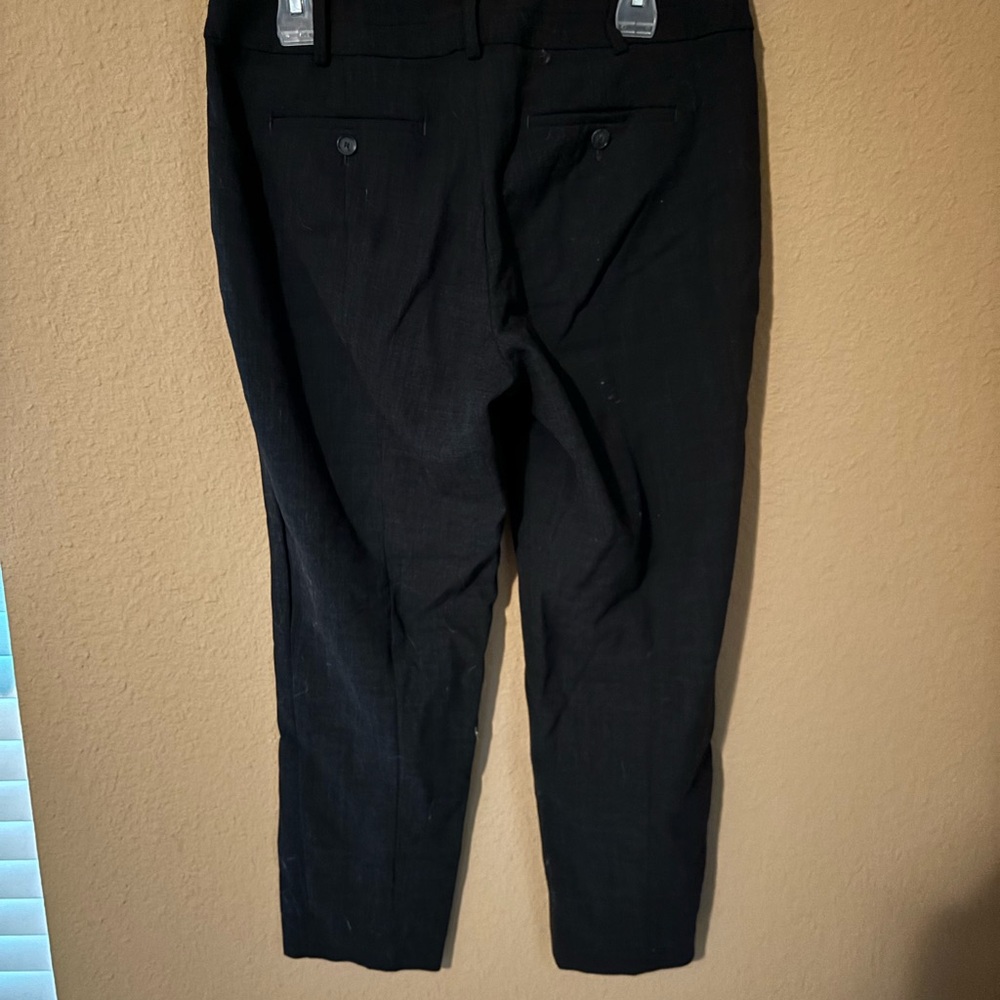Ann Taylor Loft Gray Straight Leg PETITE Ankle Pants